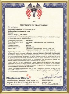 FDA Certificates