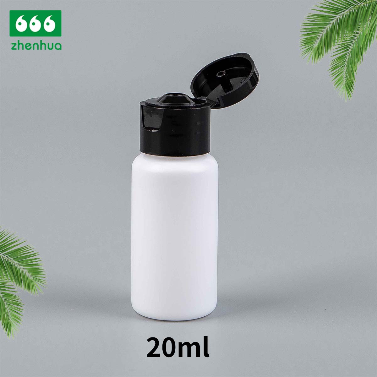 15ml 20ml 30ml 40ml Travel Portable Shampoo Body Wash Dispenser Plastic HDPE Bottle with Flip Top Cap