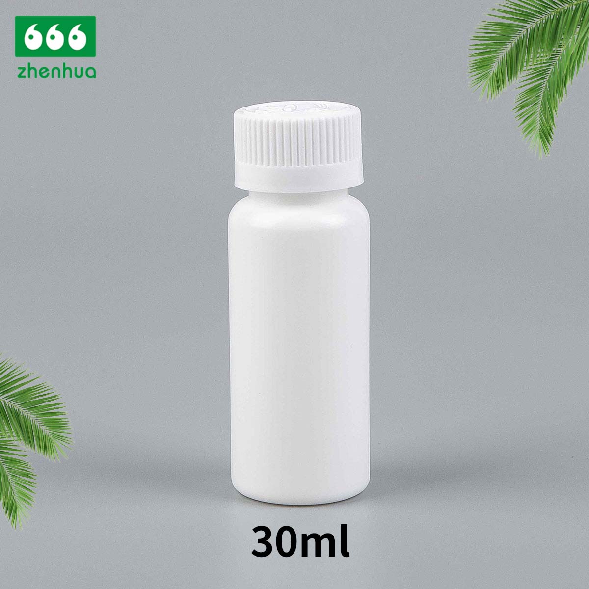 15ml 20ml 30ml 40ml White Round HDPE Medical Mist Sprayer Bottle Empty Portable Liquid Spray Bottle