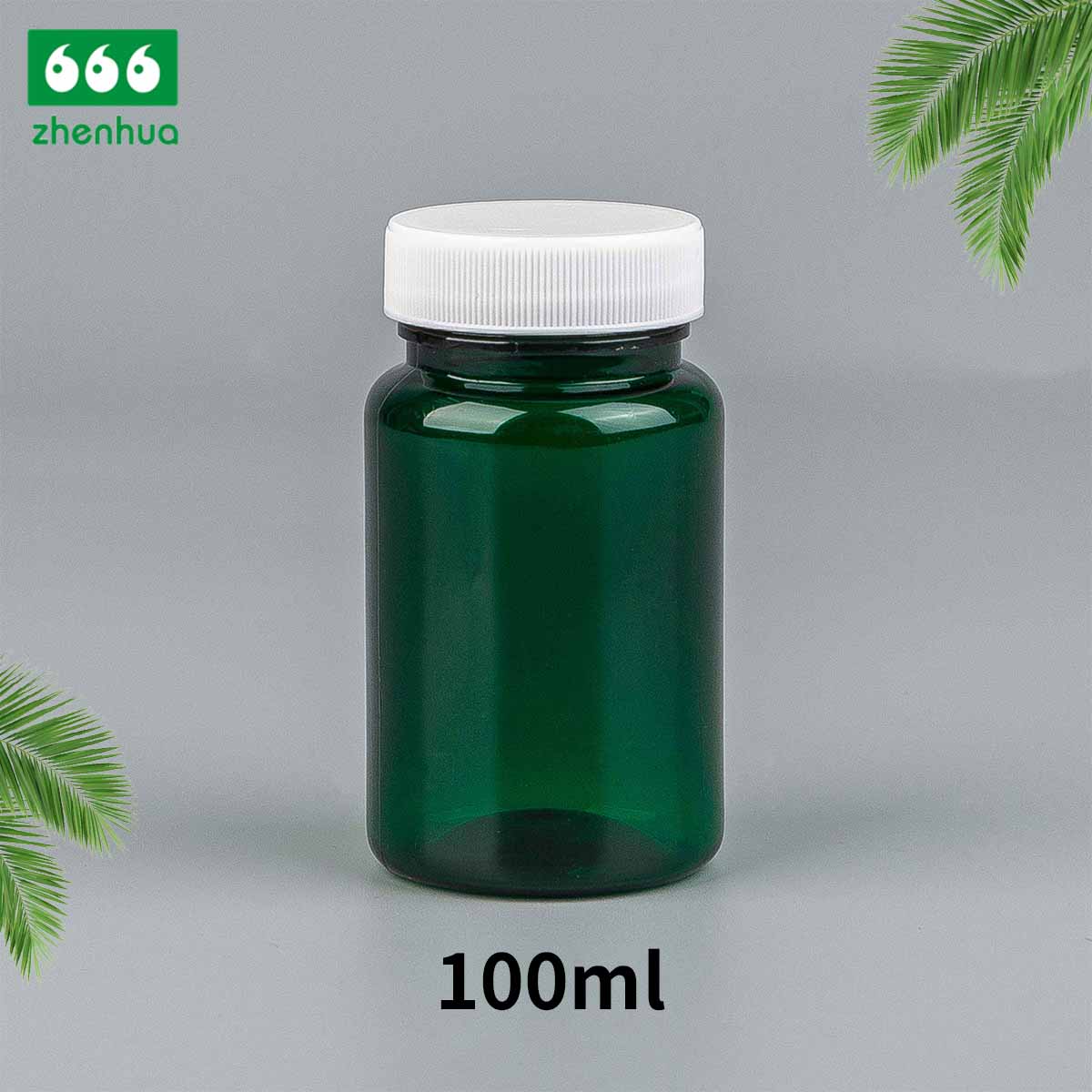 100/120/150/180ml Clear Round Capsule/Vitamin PET Bottle with PE Lined Screw Cap/Aluminum Cap