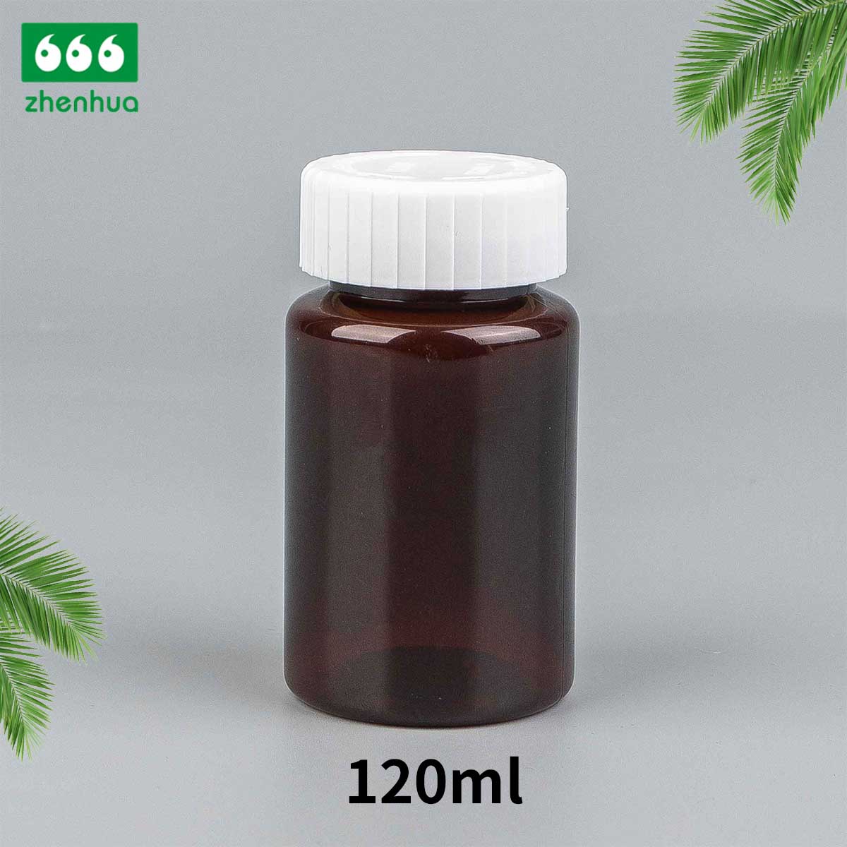 100/120/150/180ml Clear Round Capsule/Vitamin PET Bottle with PE Lined Screw Cap/Aluminum Cap