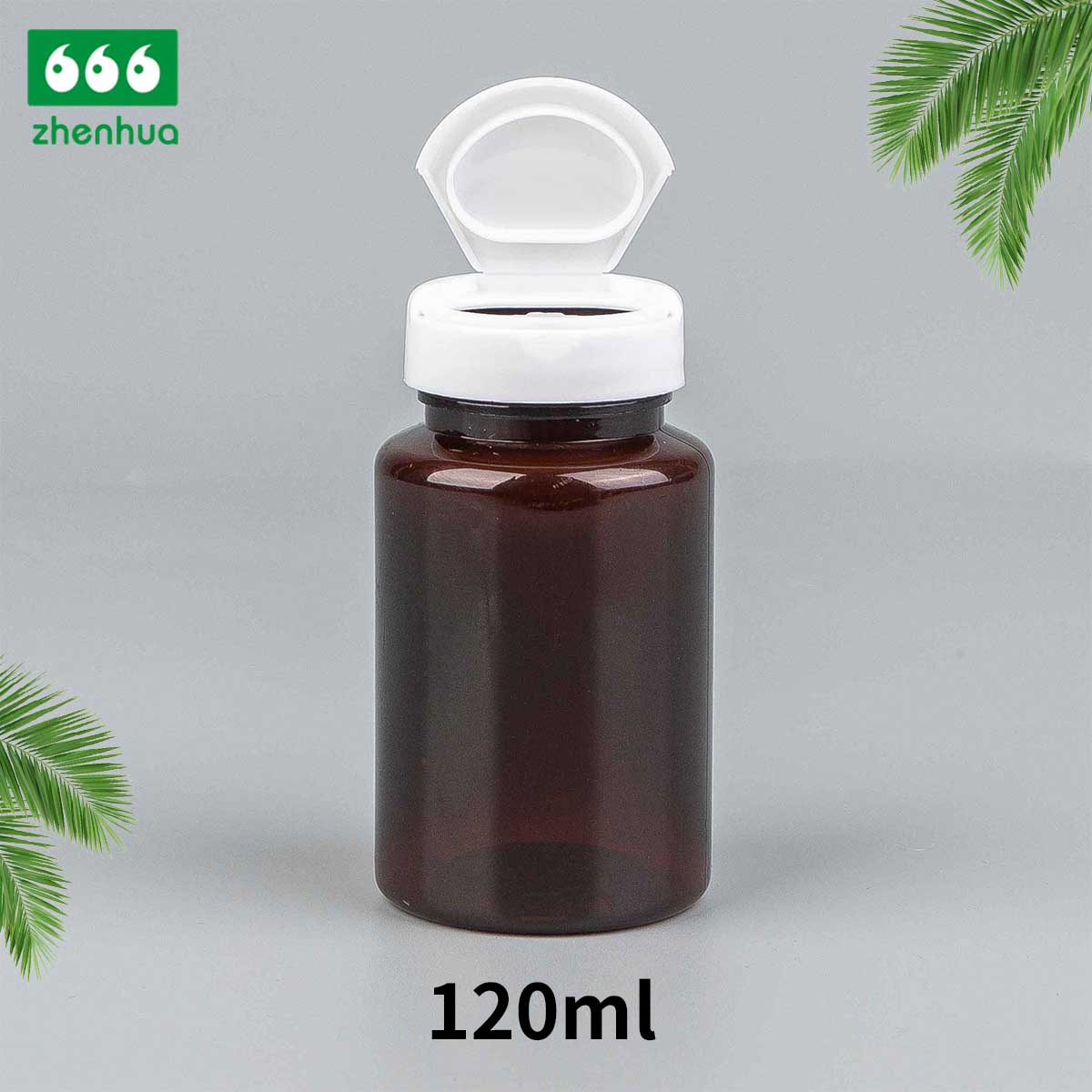 100/120/150/180ml Clear Round Capsule/Vitamin PET Bottle with PE Lined Screw Cap/Aluminum Cap