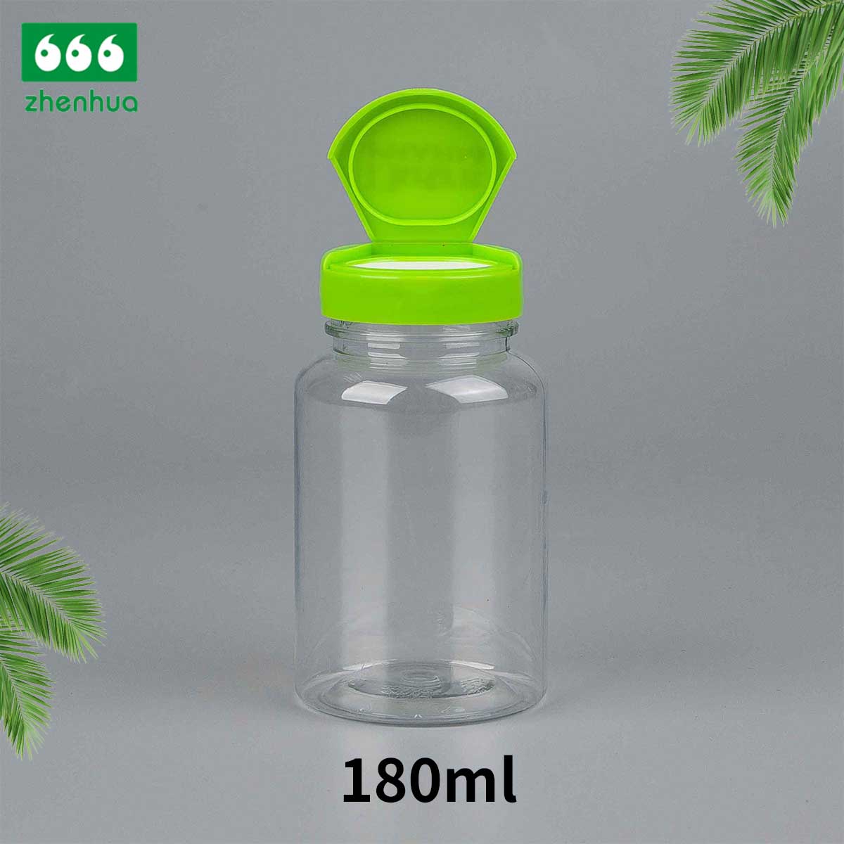 100/120/150/180ml Clear Round Capsule/Vitamin PET Bottle with PE Lined Screw Cap/Aluminum Cap