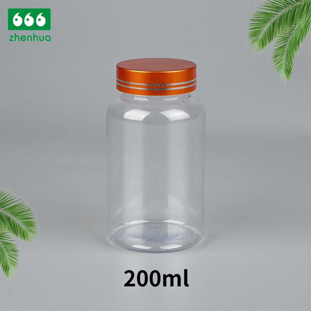 43/400 Calibre 150cc 200cc 250cc 280cc Plastic PET Amber Solid Tablet Packaging Bottle Herbal Extract Capsule Bottle