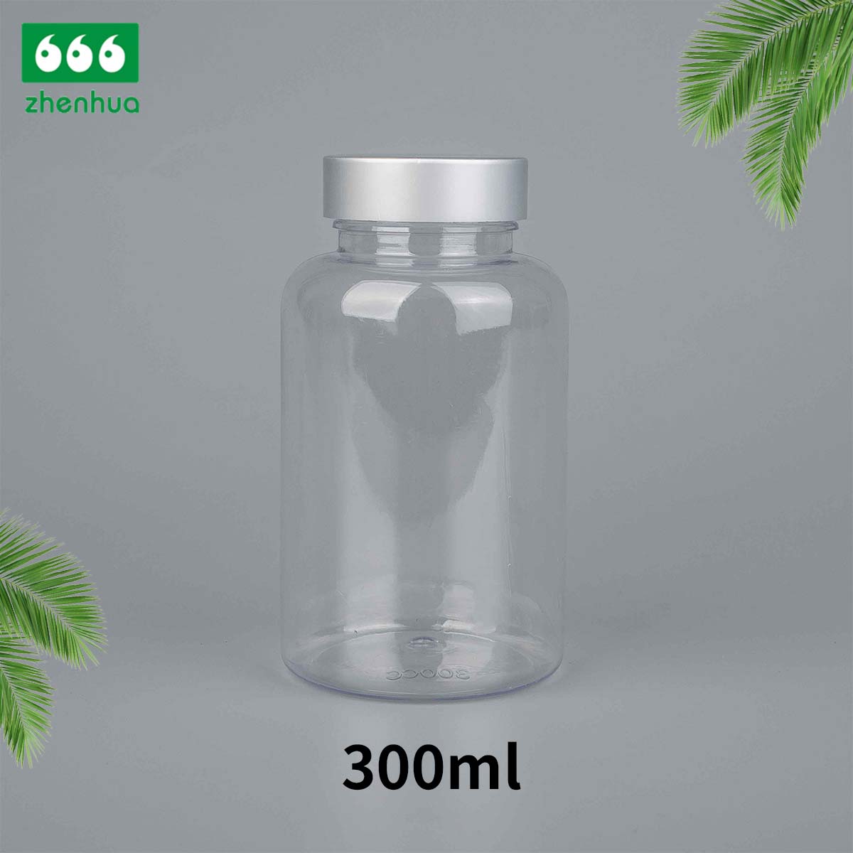 200/300/500/750ml Round Amber Fish Oil/Capsule/Nutritional Supplement PET Bottle with Pressure Screw Cap