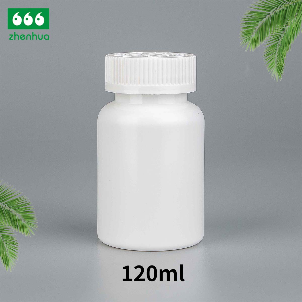 120/150/175/300ml White HDPE Vitamin Supplement Bottle Calcium Flakes Fish Oil Capsule Bottle With Flip Top Cap