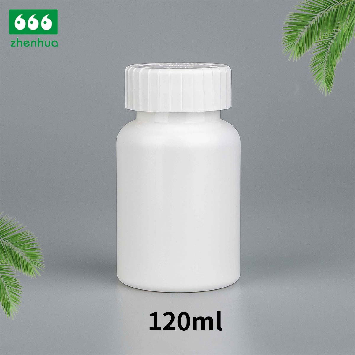 120/150/175/300ml White HDPE Vitamin Supplement Bottle Calcium Flakes Fish Oil Capsule Bottle With Flip Top Cap