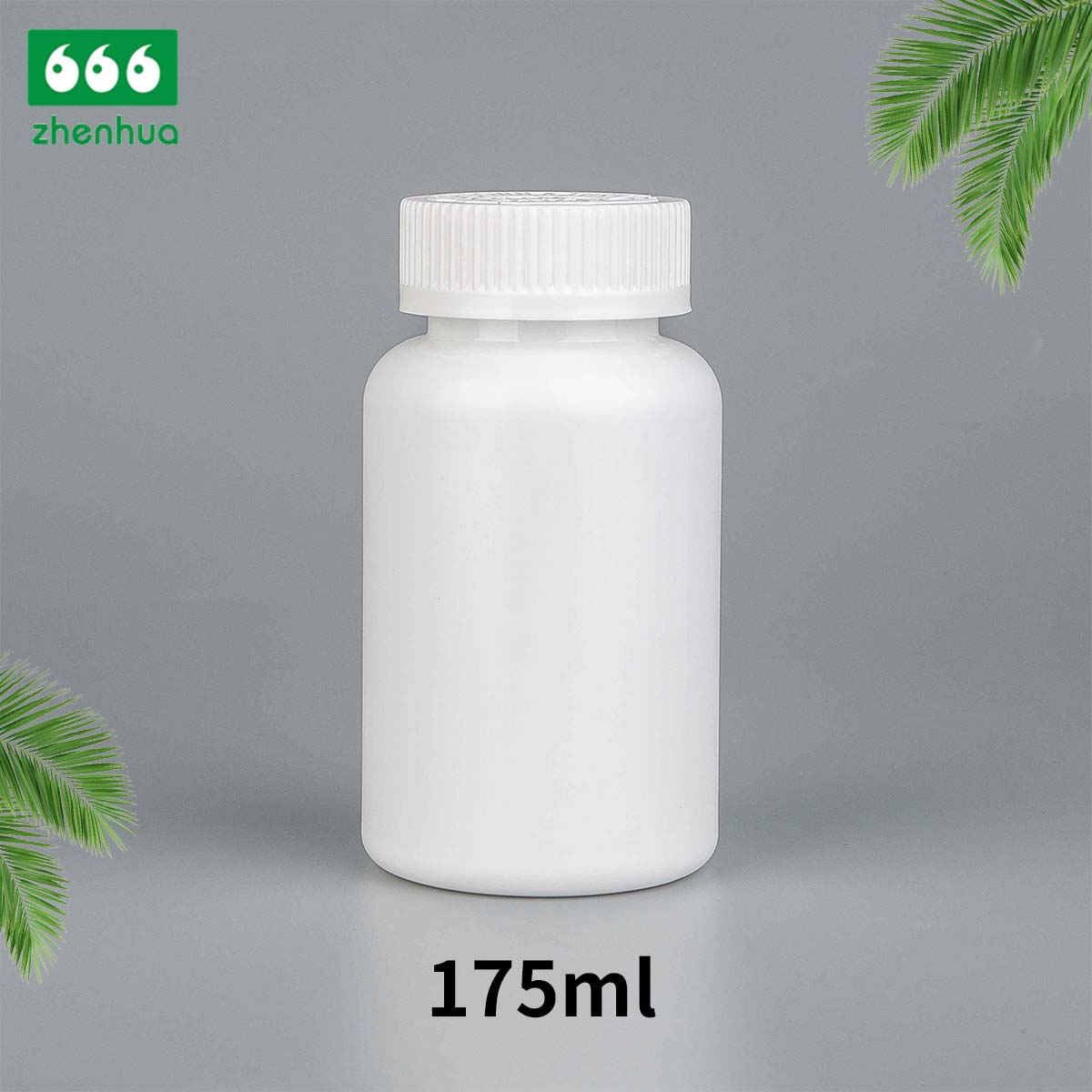 120/150/175/300ml White HDPE Vitamin Supplement Bottle Calcium Flakes Fish Oil Capsule Bottle With Flip Top Cap