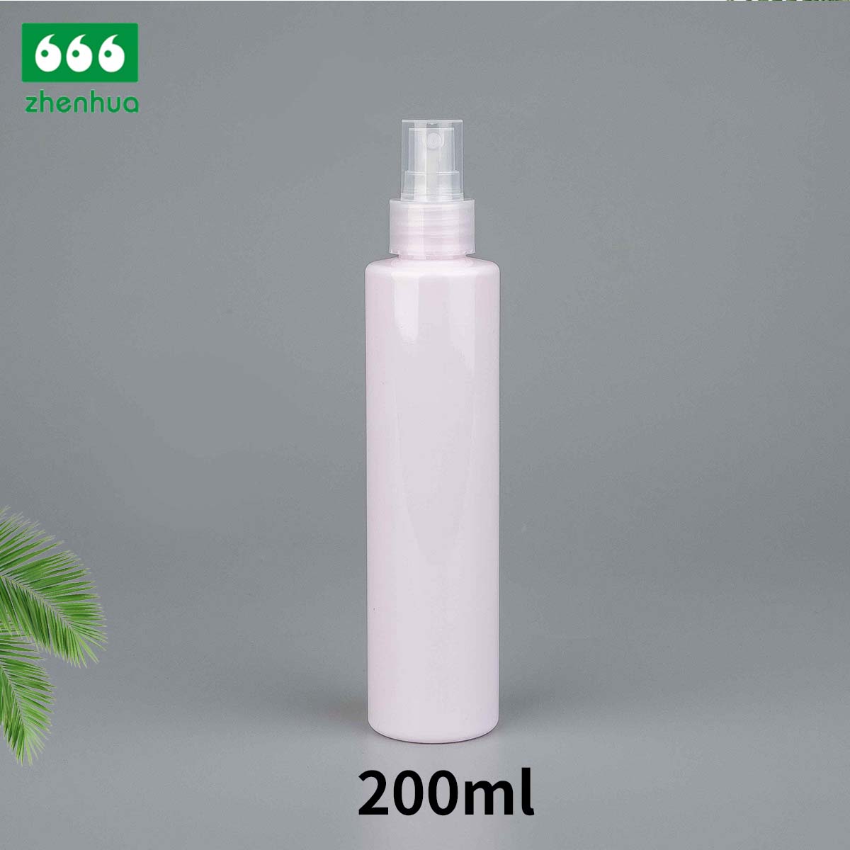 120ml/200ml 4oz/6oz Flat Shoulder Cylinder Plastic PET Multicolor Spray Bottle with Fine Mist Sprayer