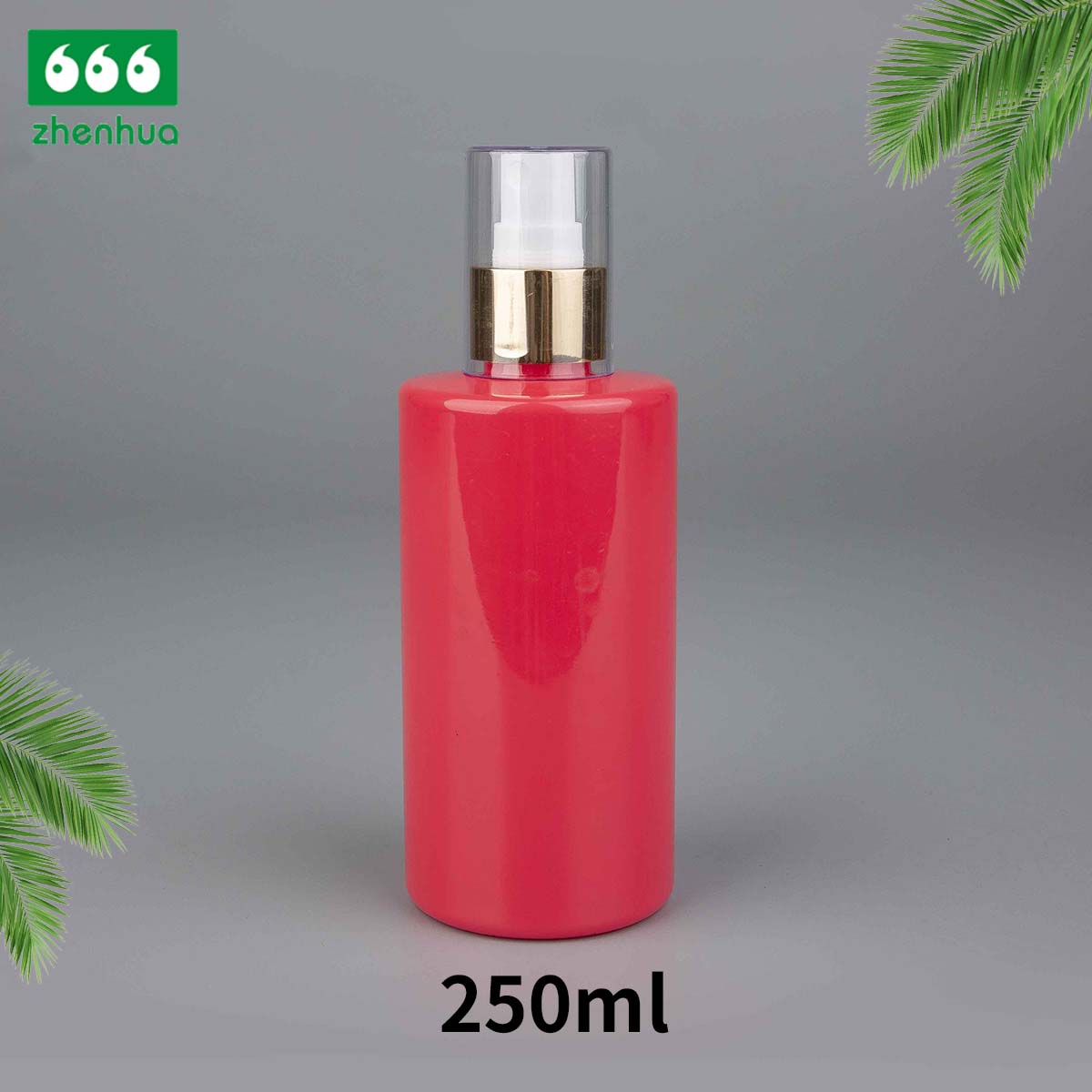 250ml 8oz Plastic PET Multi-colored Spray Bottle for Cleaning Detergent Packaging in Didderent Heights