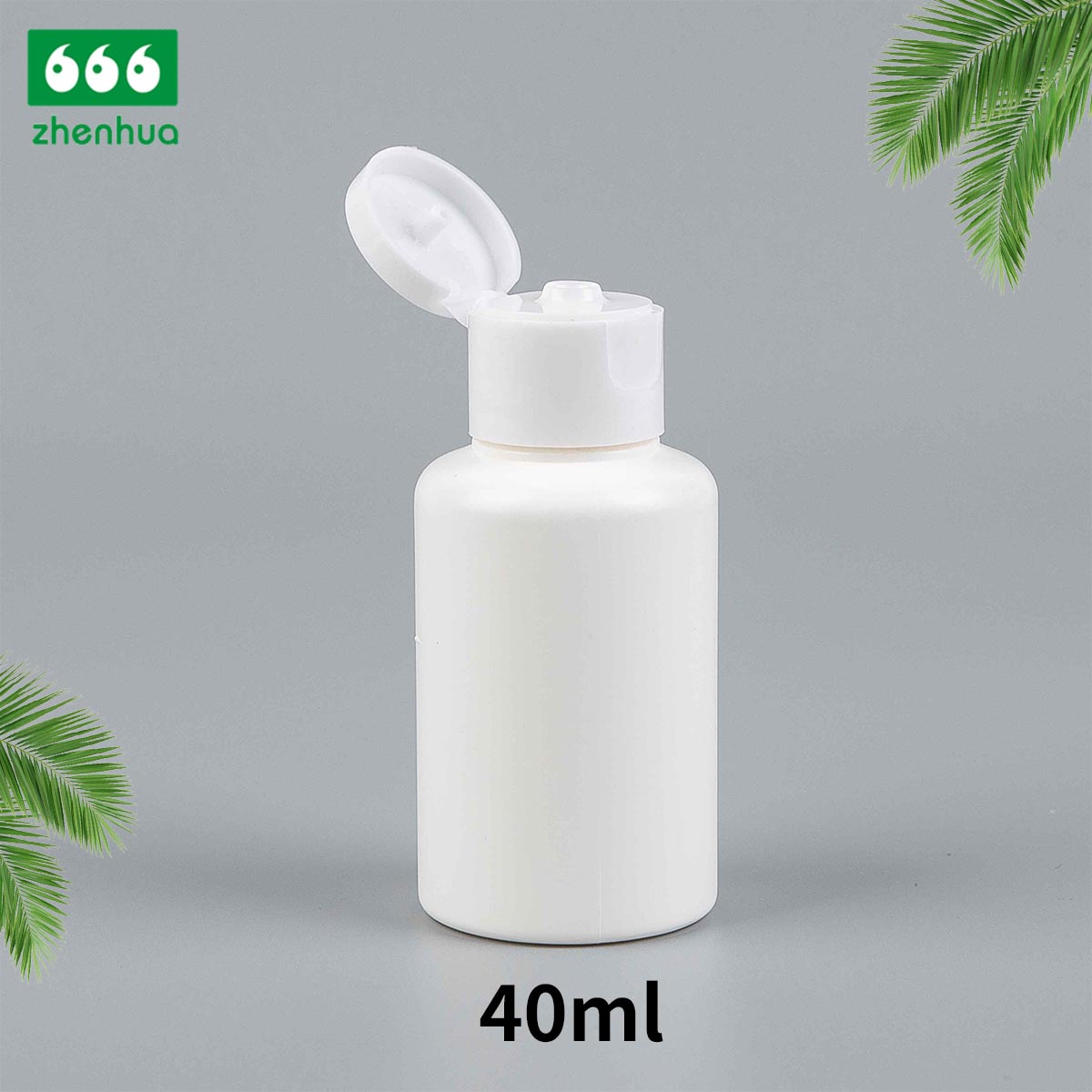 15ml 20ml 30ml 40ml Travel Portable Shampoo Body Wash Dispenser Plastic HDPE Bottle with Flip Top Cap