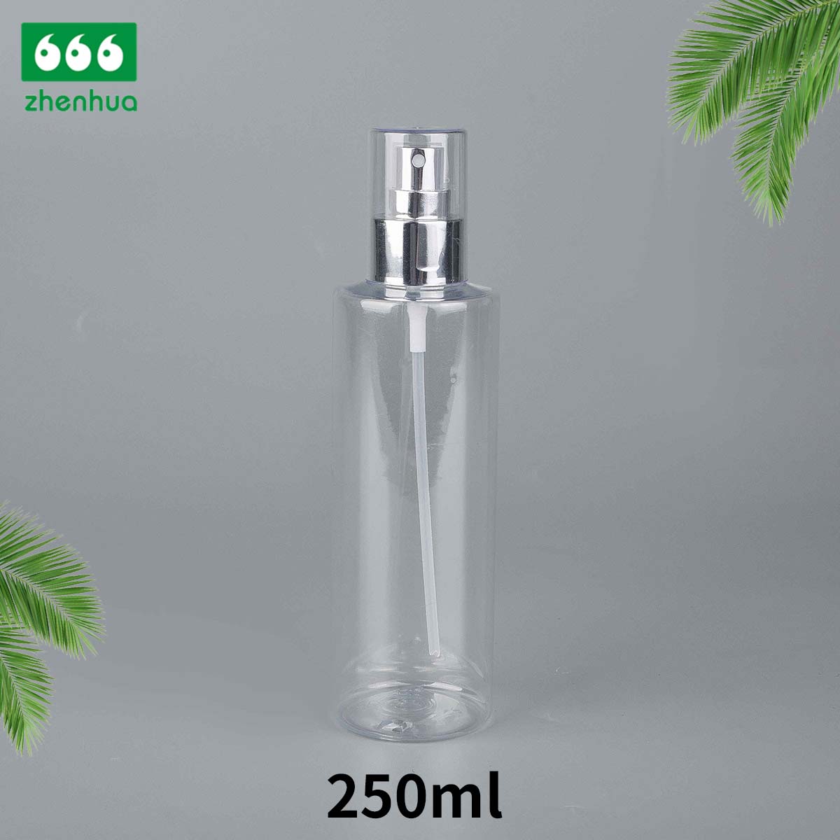 250ml 8oz Plastic PET Multi-colored Spray Bottle for Cleaning Detergent Packaging in Didderent Heights