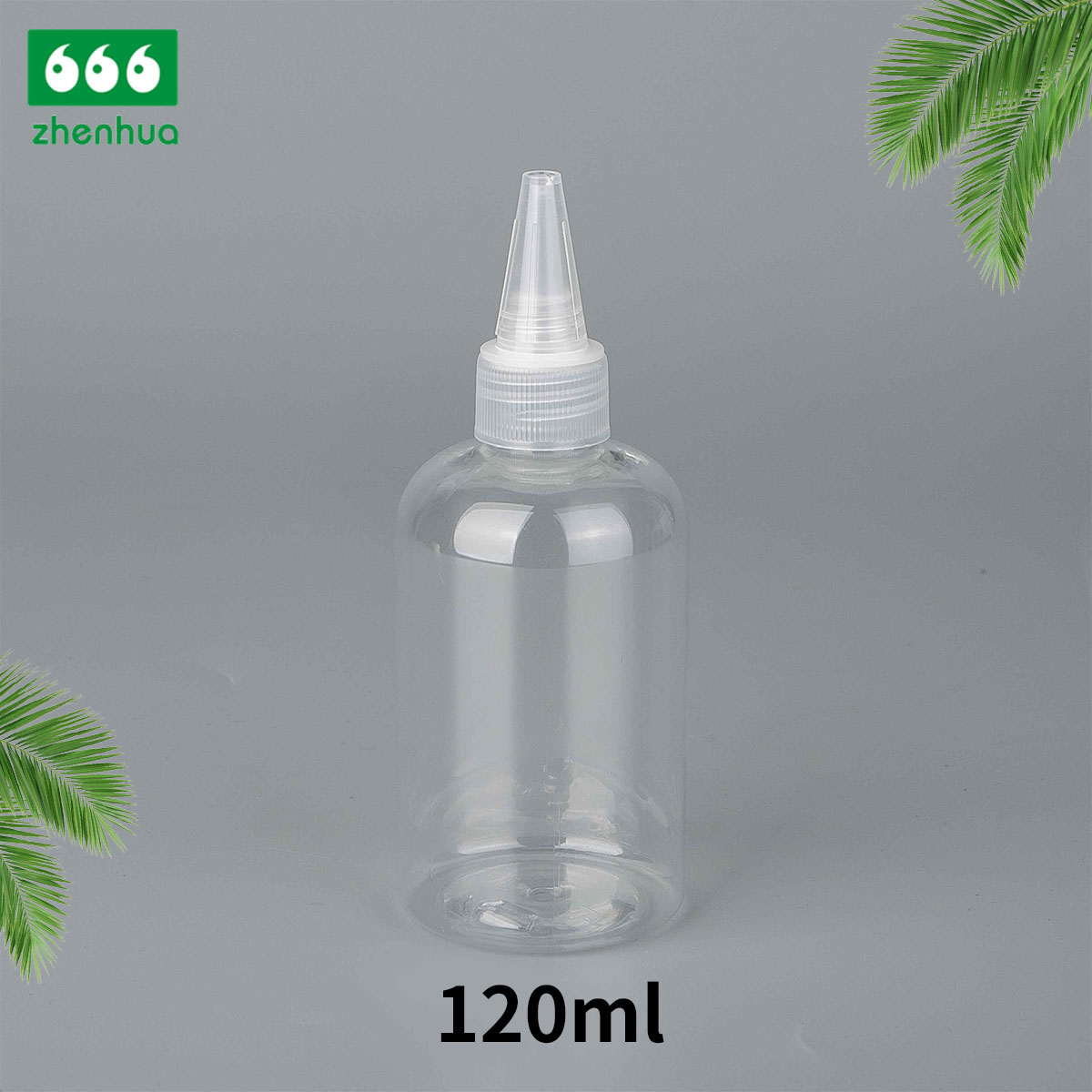 60ml/100ml/120ml/250ml/500ml 2oz/3oz/4oz/8oz/16oz Amber/Clear/Blue Plastic PET Liquid Aqueous Dispensing Bottle Pigment Bottle with Twist Spout Dropper Cap