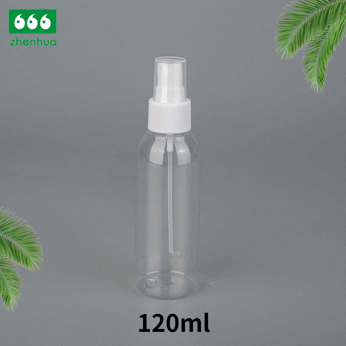 30ml/60ml/120ml/180ml 1oz/2oz/4oz/6oz Clear Round Plastic PET/PCR Mist Sprayer Bottle for Cosmetic Packaging