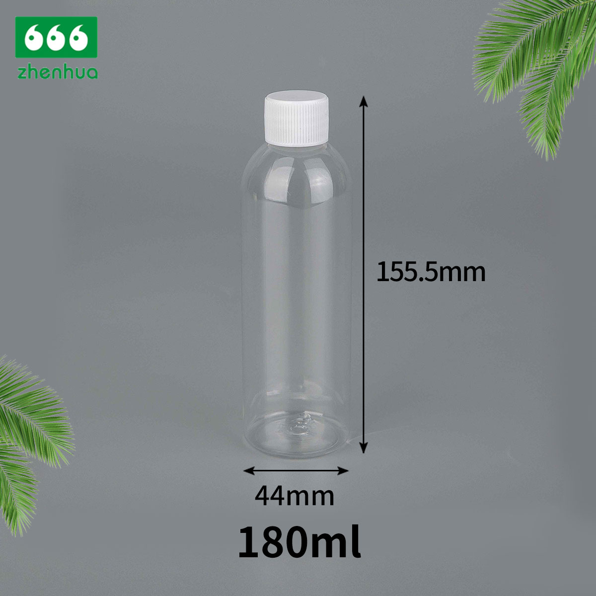 30ml 60ml 120ml 180ml 1oz 2oz 4oz 6oz Plastic PET Amber/Clear Round Cleaner Detergent Bottle with White Flip Top Cap