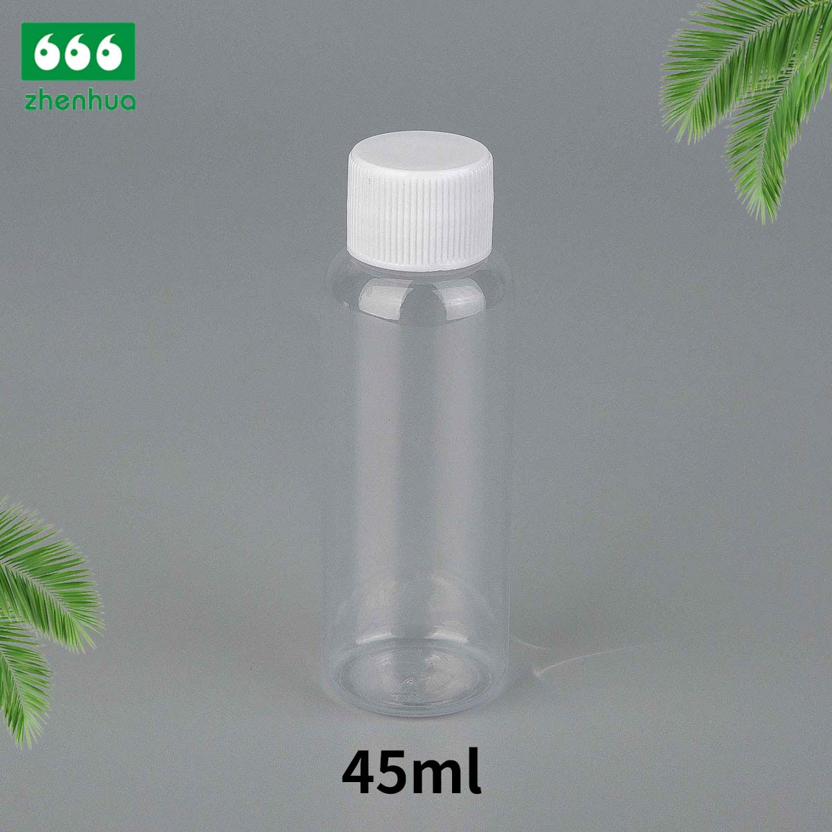 45ml 80ml 100ml 120ml Plastic Natural PET/PCR Bullet Bottle Personal Care Cosmetic Packaging Spray Bottle with White Mist Sprayer