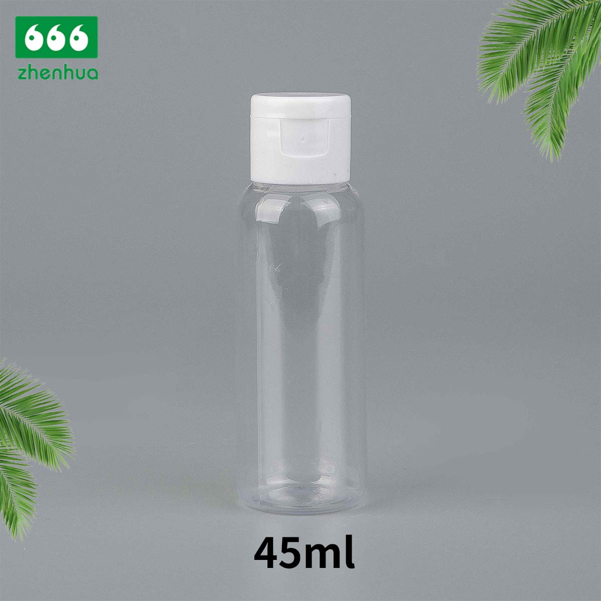 45ml 80ml 100ml 120ml Transparent/Blue/Amber Plastic PET Bullet Bottle Lubricating Fluid Bottle with Natural Nozzle Twist Top Cap