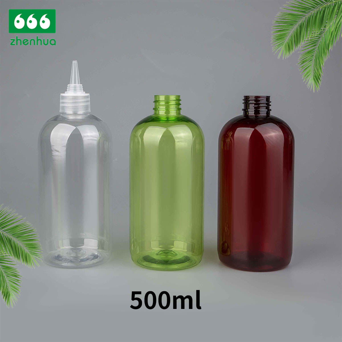 60ml/100ml/120ml/250ml/500ml 2oz/3oz/4oz/8oz/16oz Amber/Clear/Blue Plastic PET Liquid Aqueous Dispensing Bottle Pigment Bottle with Twist Spout Dropper Cap