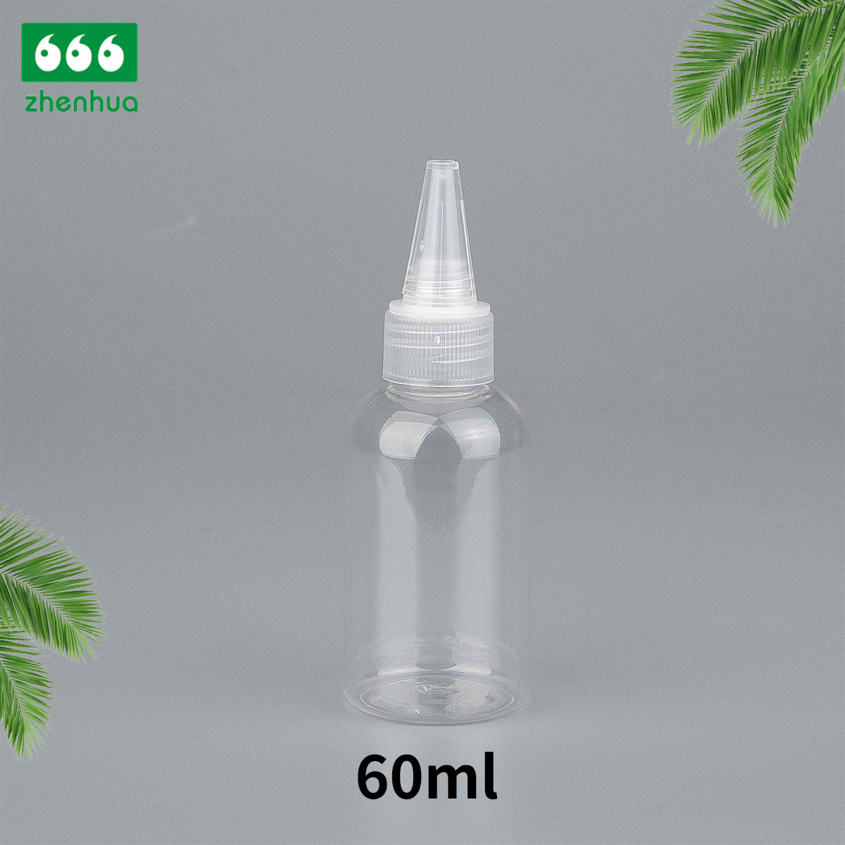 60ml/100ml/120ml/250ml/500ml 2oz/3oz/4oz/8oz/16oz Amber/Clear/Blue Plastic PET Liquid Aqueous Dispensing Bottle Pigment Bottle with Twist Spout Dropper Cap