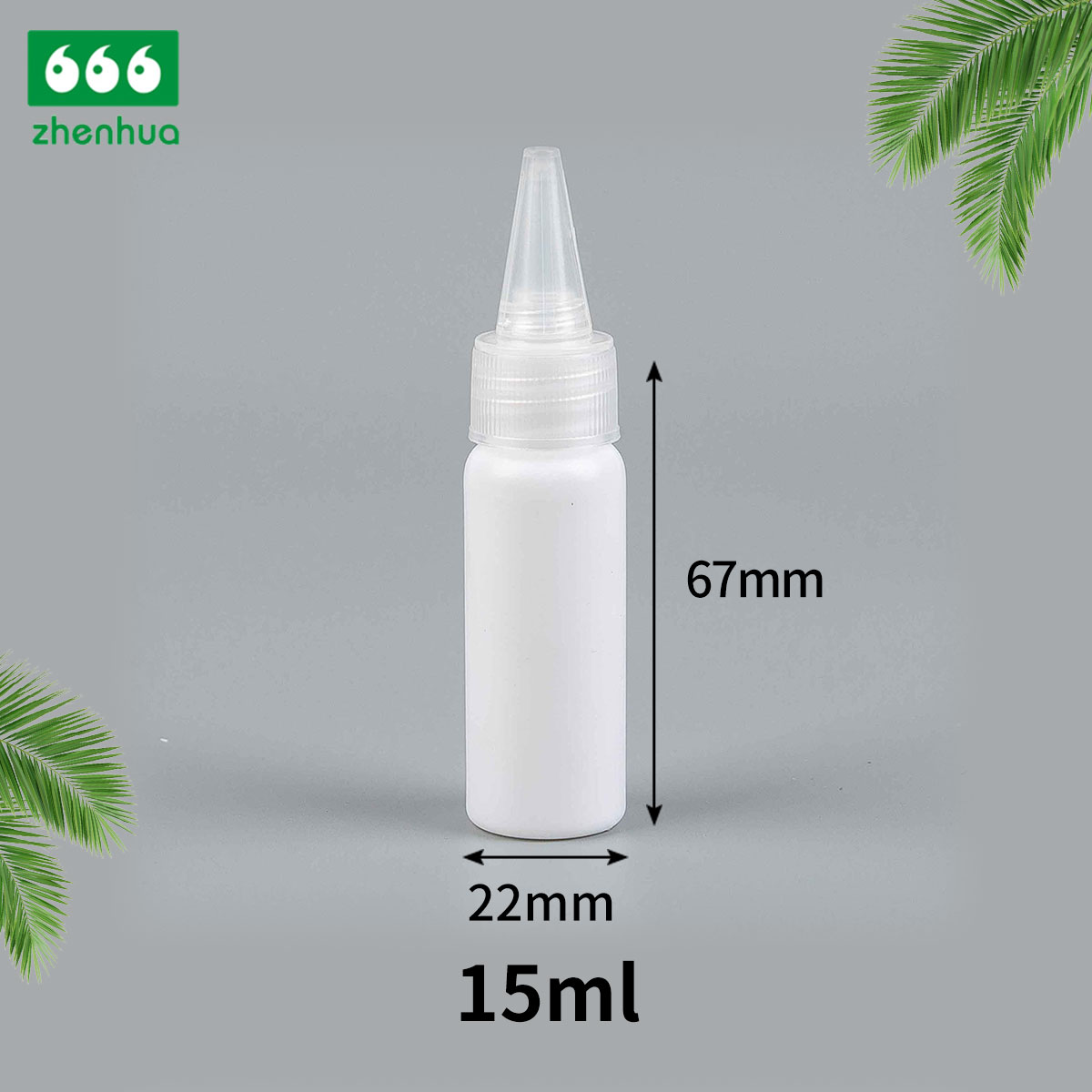 15ml 20ml 30ml 40ml Travel Portable Shampoo Body Wash Dispenser Plastic HDPE Bottle with Flip Top Cap