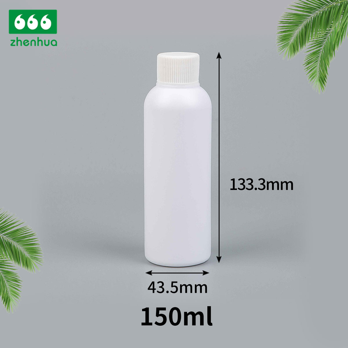 60ml/100ml/120ml/150ml/240ml 2oz/3oz/4oz/5oz/8oz Black/White/Silver Plastic HDPE Bullet Bottle with Mini Trigger Sprayer